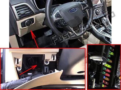 Ford fusion fuse box location - Fuse box layouts and fuse placement vary depending on make and Ford model. Replacing a blown fuse is extremely simple once you've figured out which fuse is the issue. Ford fuse kits range in cost from $9 to $20 online. Individual fuses, ava...